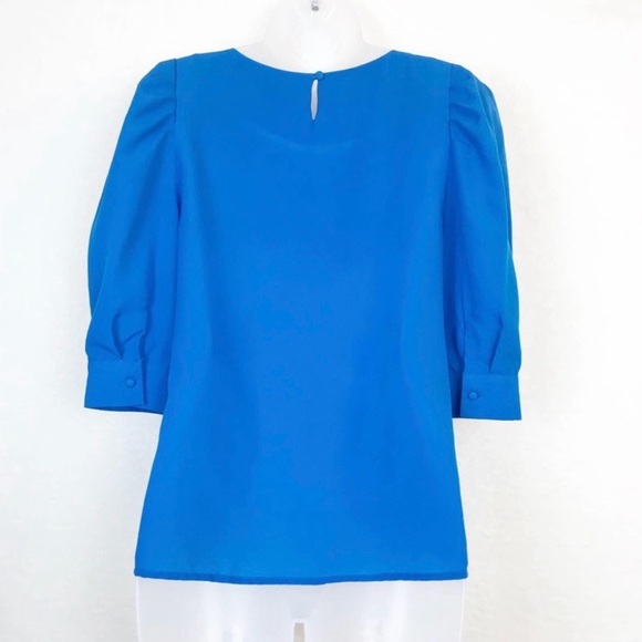 ⭐️ Petticoat Alley Macy’s Blouse Star Puff Sleeve ⭐️ - Picture 4 of 6